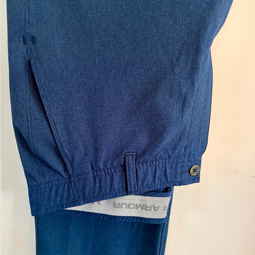 Under Armour Navy and Black Performance Pants (40x30)